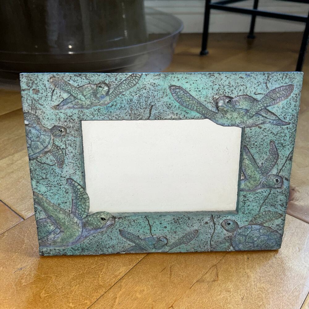 Island Heritage Hawaiian Turtle Picture Frame 6” X 4” Brand New
